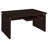 Cappuccino 83-Inch L-Shaped Office Computer Desk
