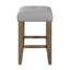 Chapin Grey And Oak Counter Height Stools (Set Of 2)