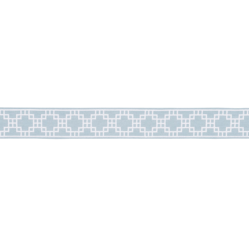 Tissu carré à motif treillis, Ciel