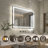 Wall Mount Anti-Fog Oversized Frameless Lighted Bathroom Mirror/ LED Bathroom Mirror-628156375-630112863
