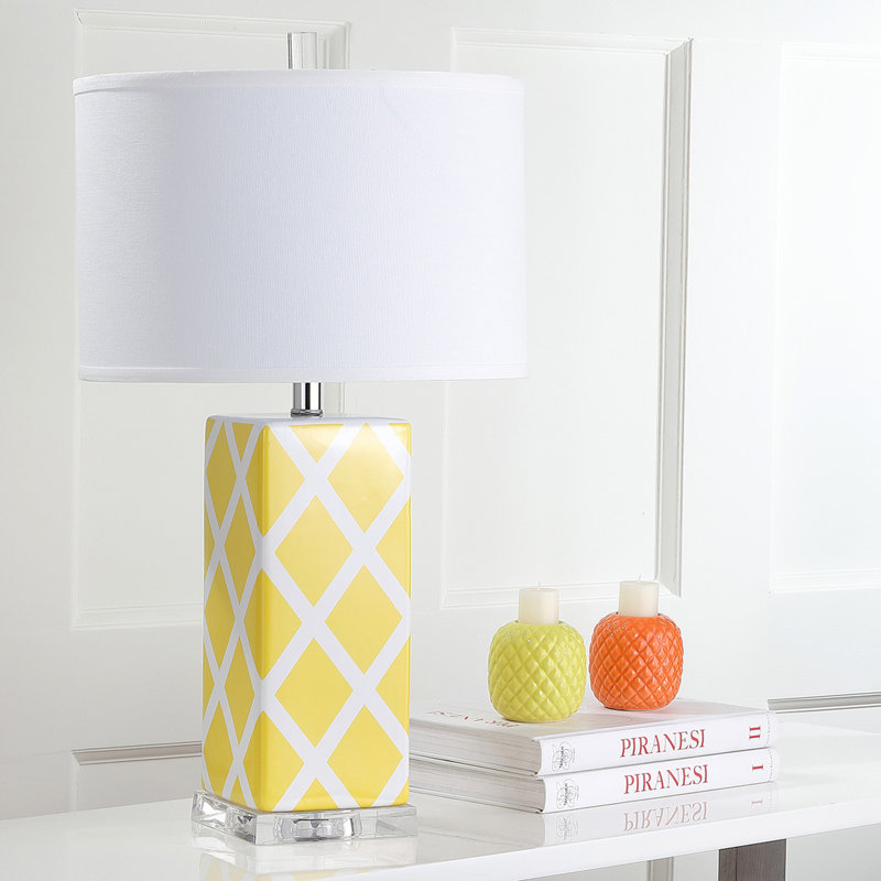 Ensemble de lampes de table de 27 po Baret, Jaune
