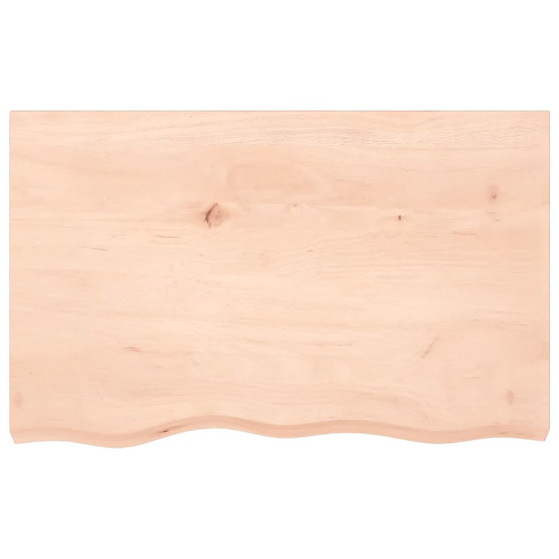 Azaree 80cm Solid Wood Bathroom Vanity Top, Natural