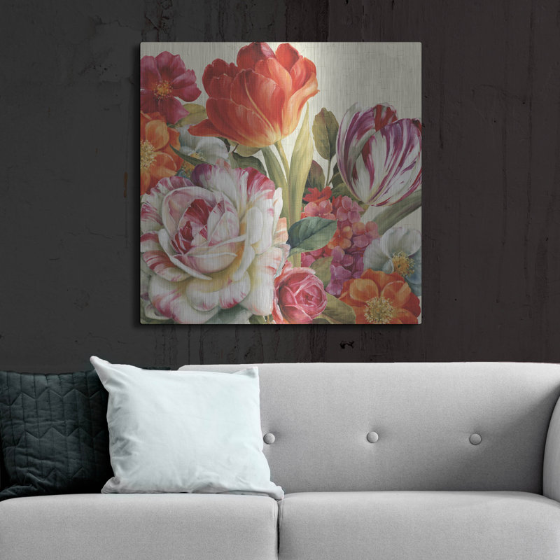 «Garden View Tossed» par Lisa Audit, H 36 po x l 36 po