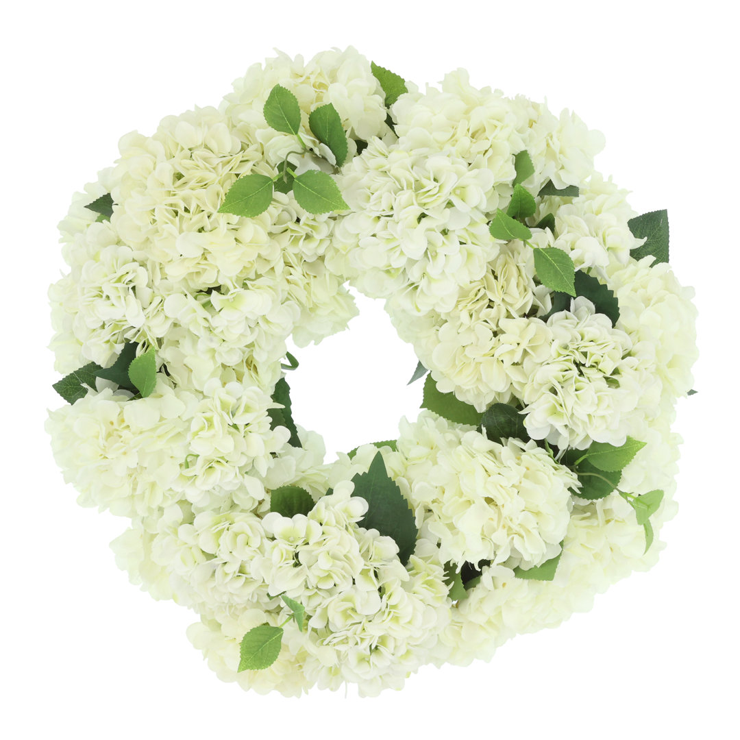 Jutka 26" Faux Hydrangea Wreath The Holiday Aisle® Wreath 