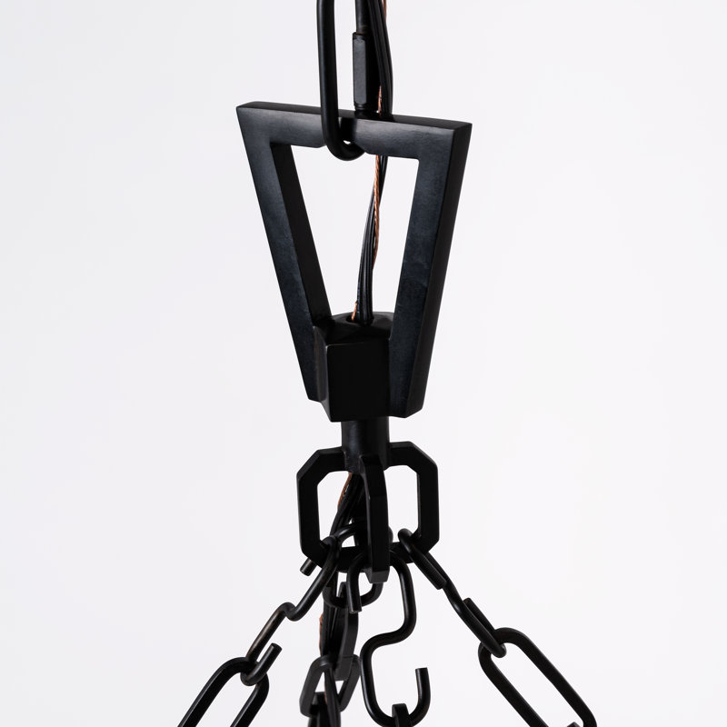 Darlana 12 - Light Wagon Wheel Chandelier, 24.5" H x 30" W x 29" D, Polished Nickel/Natural Rattan