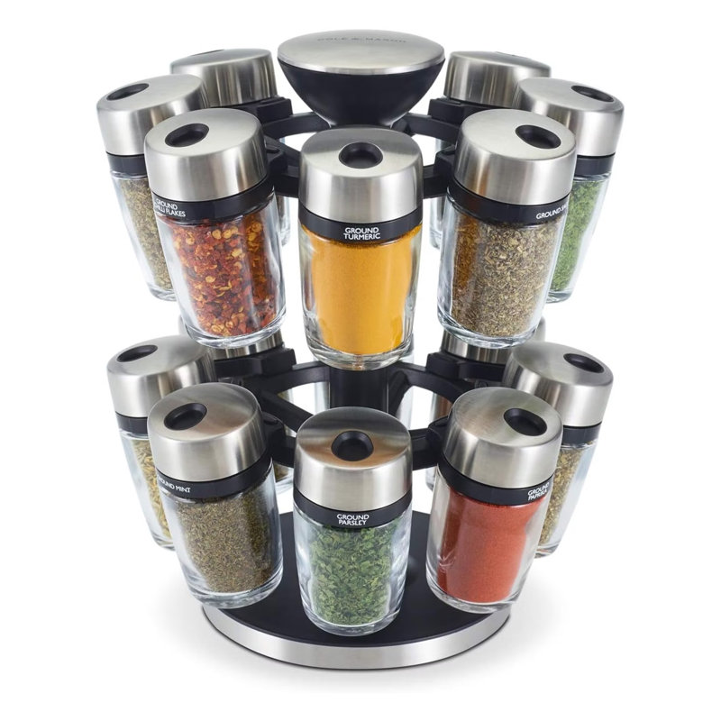 Spice Jar & Rack Set
