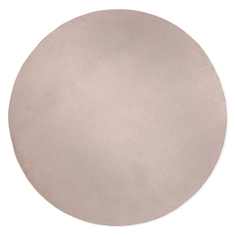 Chevy Thin Non-Slip Outdoor Rug, Round 5'