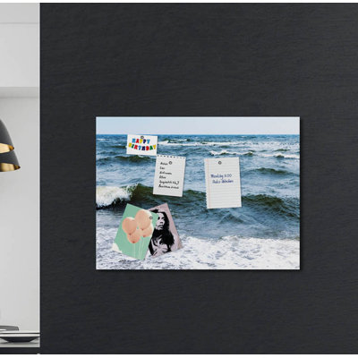 Magnetic Glass Photo Memo Board