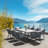 Rectangular Outdoor Dining Set with Cushions-153854758-152097780