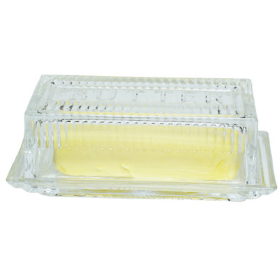Canora Grey Barringer Crystal Butter Dish