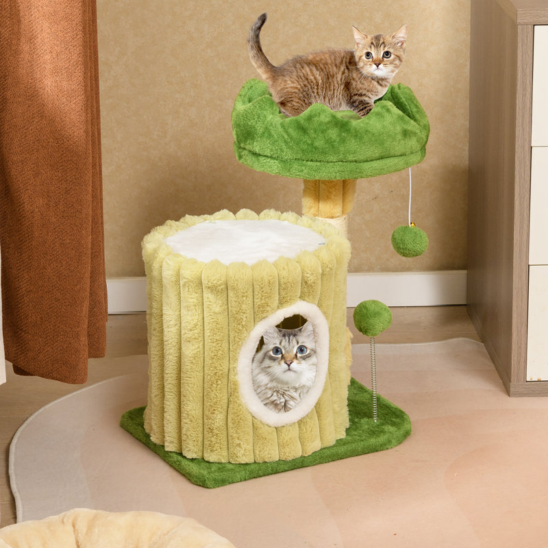  Petite tour pour chat moderne avec poteaux à griffer en sisal