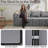 Modular Chenille Cloud Sofa, 3-Piece Boneless L-Shape Sectional with Ottoman, No Assembly-1568298401