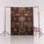 Tapis décoratif moderne multicolore à motifs géométriques foncés-2021109654