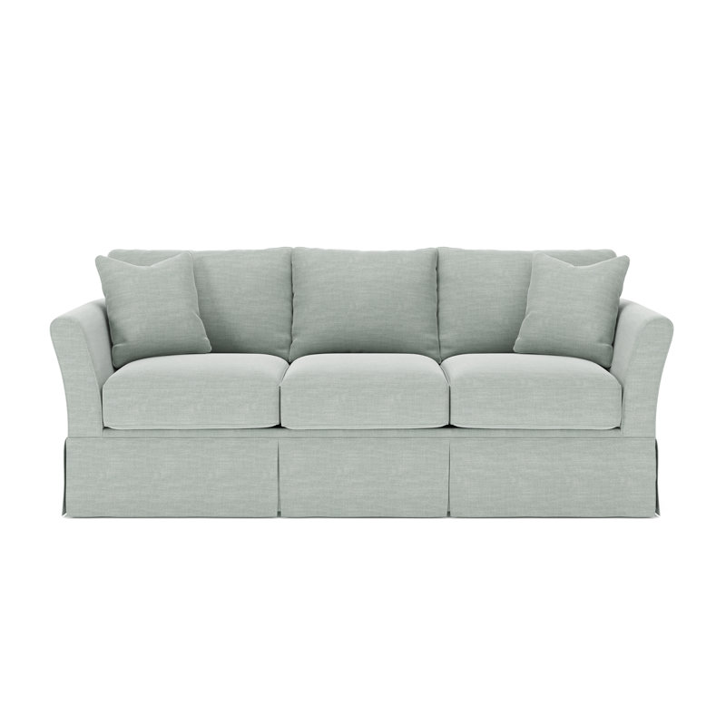 Shelby 82'' Upholstered Sofa, Conversation Capri Basketweave