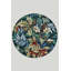 Tapis floral rond en coton antidérapant-1398546255