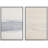 " Tranquil Patterns On Serene Abstract " 2 - Pieces on Canvas-99016354-99016355