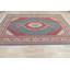 Tapis rouge/bleu oriental médaillon bidjar Bertha