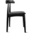 Clontz Conde Wooden Farmhouse Dining Chairs – Mid-Century Modern Design with PU Leather Cushion Seat (Set of 2)