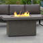 Ventura Rectangle Chat Height Gas Fire Table by Real Flame-97242647