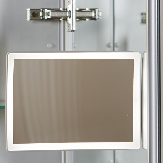Miroir grossissant et lumineux avec maquillage Entice
