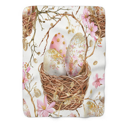 Spring Glow - 1 Piece Premium Sherpa Blanket