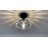1-Light 9.8"W Vintage Floral Glass Flush Mount-1818646964-1818646960