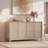Valdean 60'' Wide Sideboard Buffet with Solid Wood Legs and Adjustable Shelves-1971371507