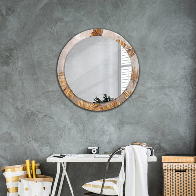 Huldar Glass Flat Wall Mirror
