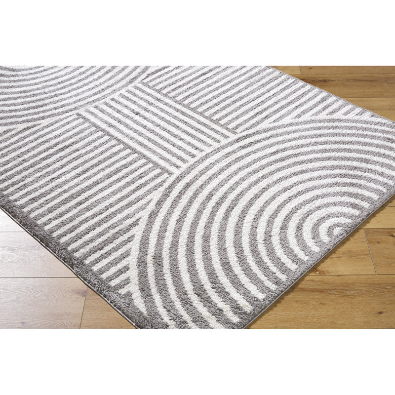 Zuhur Washable Geometric Indoor Rug, Runner 2' x 2'11"