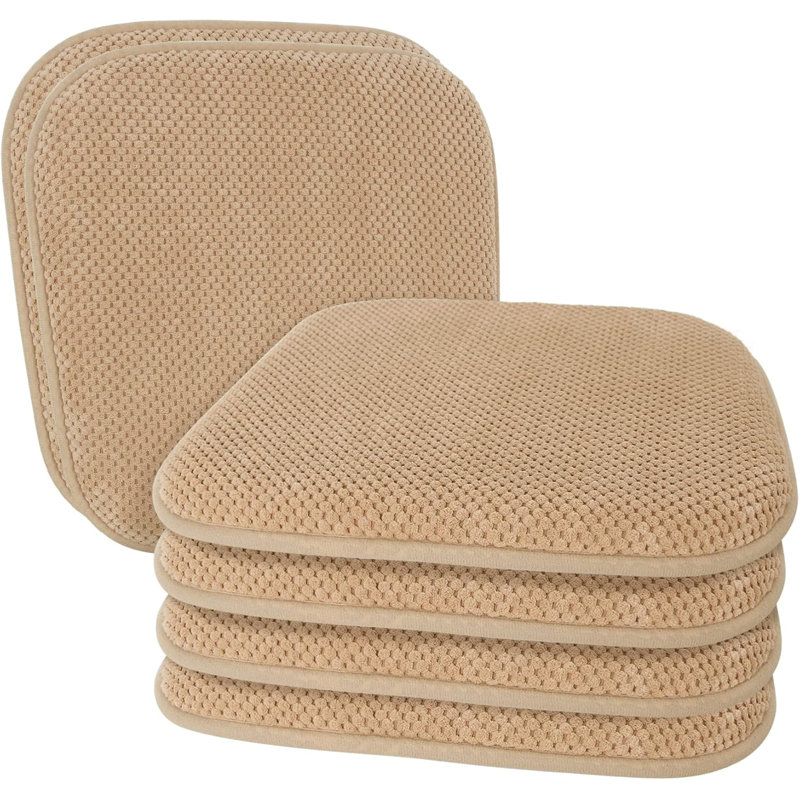 6-pack Khaki Chair Cushions For Dining Chairs