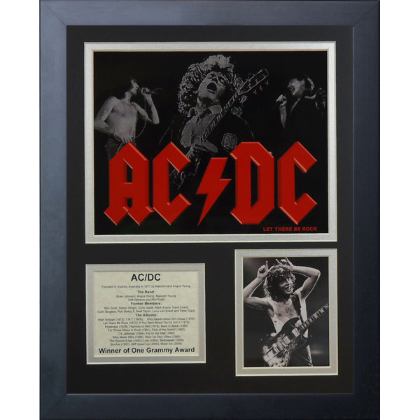 Legends Never Die AC/DC Framed Memorabilia & Reviews | Wayfair