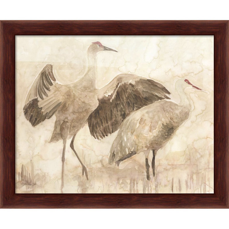 Sandhill Cranes par Stellar Design Studio, art encadré (ensemble de 2)