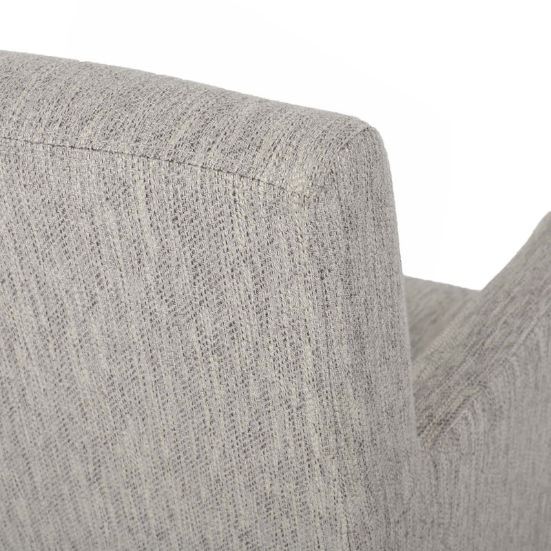 Tabourets de comptoir rembourrés de 30,5 po, Gris, Beige, 1