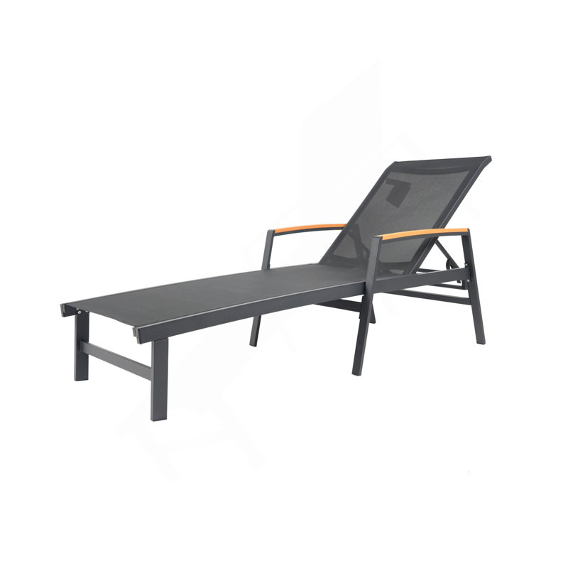 Chaise longue OXTON CHAISE, Black