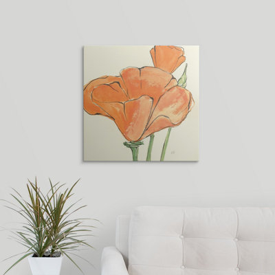 «Sunshine Poppy IV» par Chris Paschke, reproduction d'art