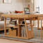 Bureaux rectangulaires en bois massif 70,87 "Burlywood-107962431