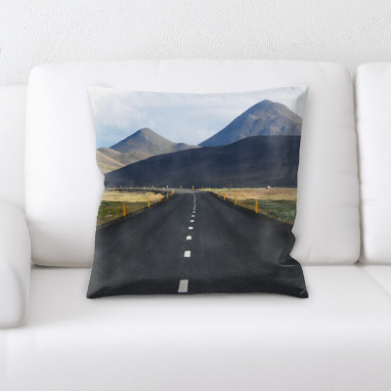 Microsuede Reversible Throw Pillow