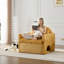 Fauteuil d'appoint surdimensionné en chenille de style moderne avec méridienne simple pour salon, chambre à coucher-153231031