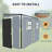 2 Windows Outdoor Shed With Floor And Lockable Door