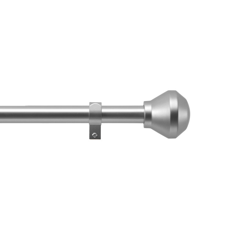Conrad Steel Curtain Hardware Accessory, Nickel, 66" W