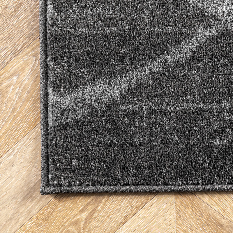 Geometric Area Rug, Rectangle 61 x 91cm