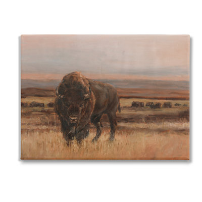 «Traditional Bison Landscape» par Ethan Harper sur