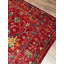Tapis en laine et coton rouge noué à la main Original