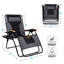 Chaises pliantes inclinables pour le jardin