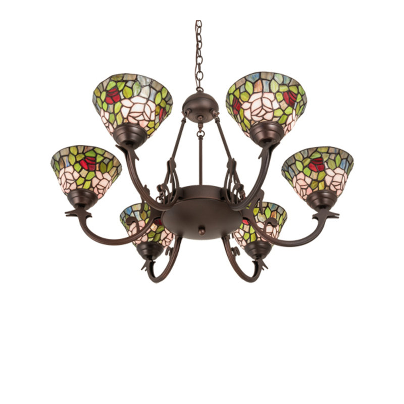 Lustre cône à 6 lumières Jakey