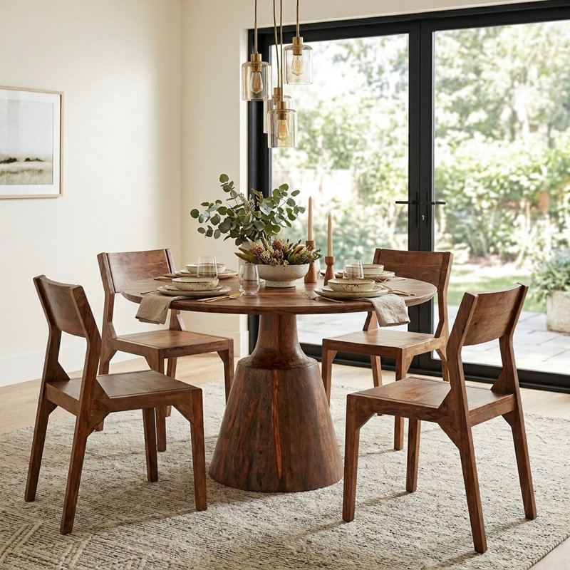 Miles Arlo Solid Wood Dining Chair