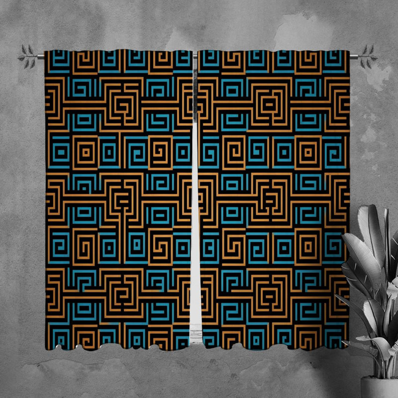 Paire de rideaux obscurcissant en polyester Nubia, L 20 po x L 61 po
