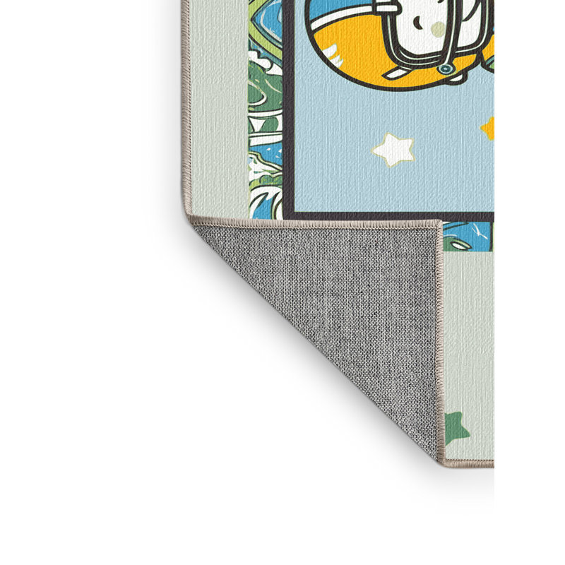 Tapis de football pour enfants Zoomie, Rectangulaire 8 pi x 12 pi