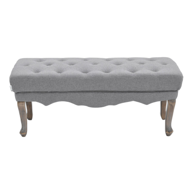 Alayah Linen Upholstered Bench