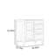 Petite armoire d'appoint moderne en verre